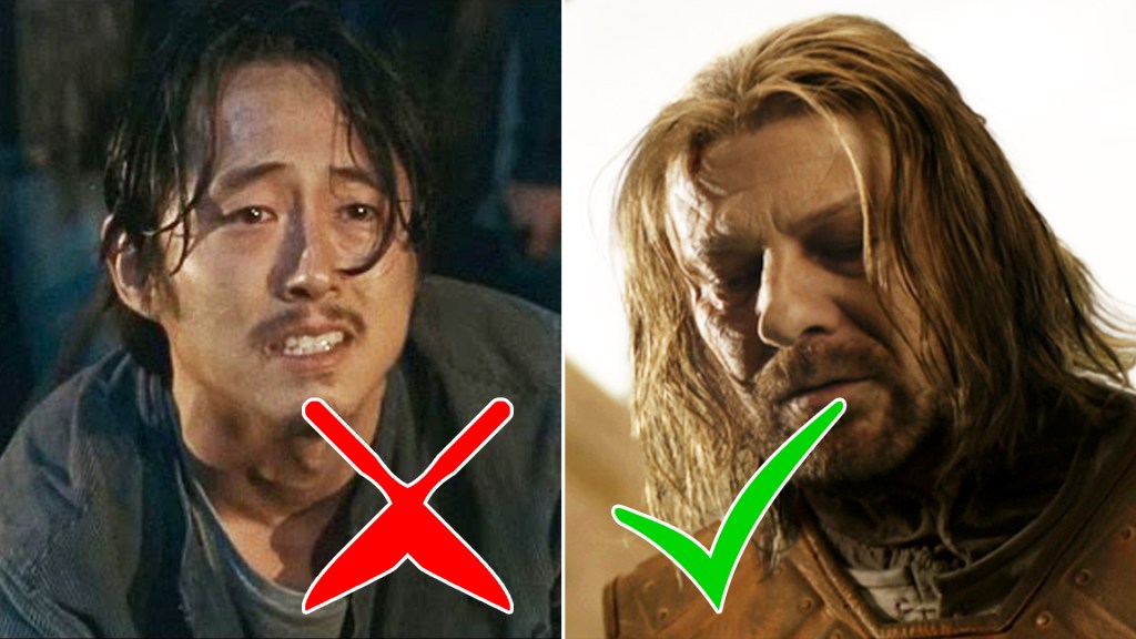 Glenn from The Walking Dead and Ned Stark from Game of Thrones, how to kill a character