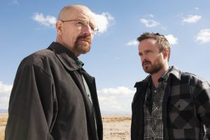 Walter White und Jesse Pinkman in der Wüste New Mexicos