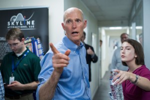 Rick Scott thinks regular vote counting is a left-wing conspiracy to "steal" his election