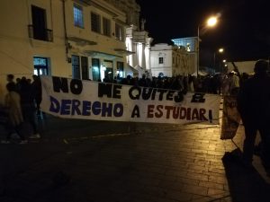 marchas estudiantiles colombia