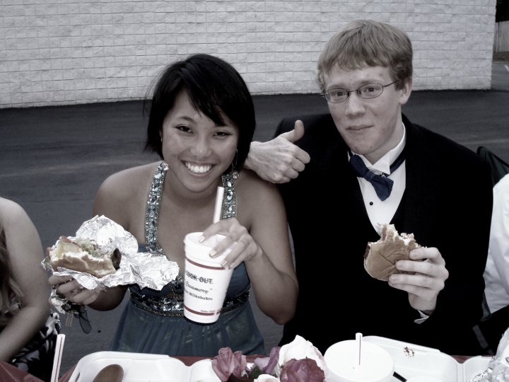 Sayaka at Cook Out for prom