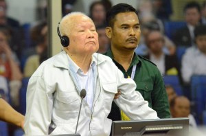 Former Khmer Rouge head of state Khieu Samphan