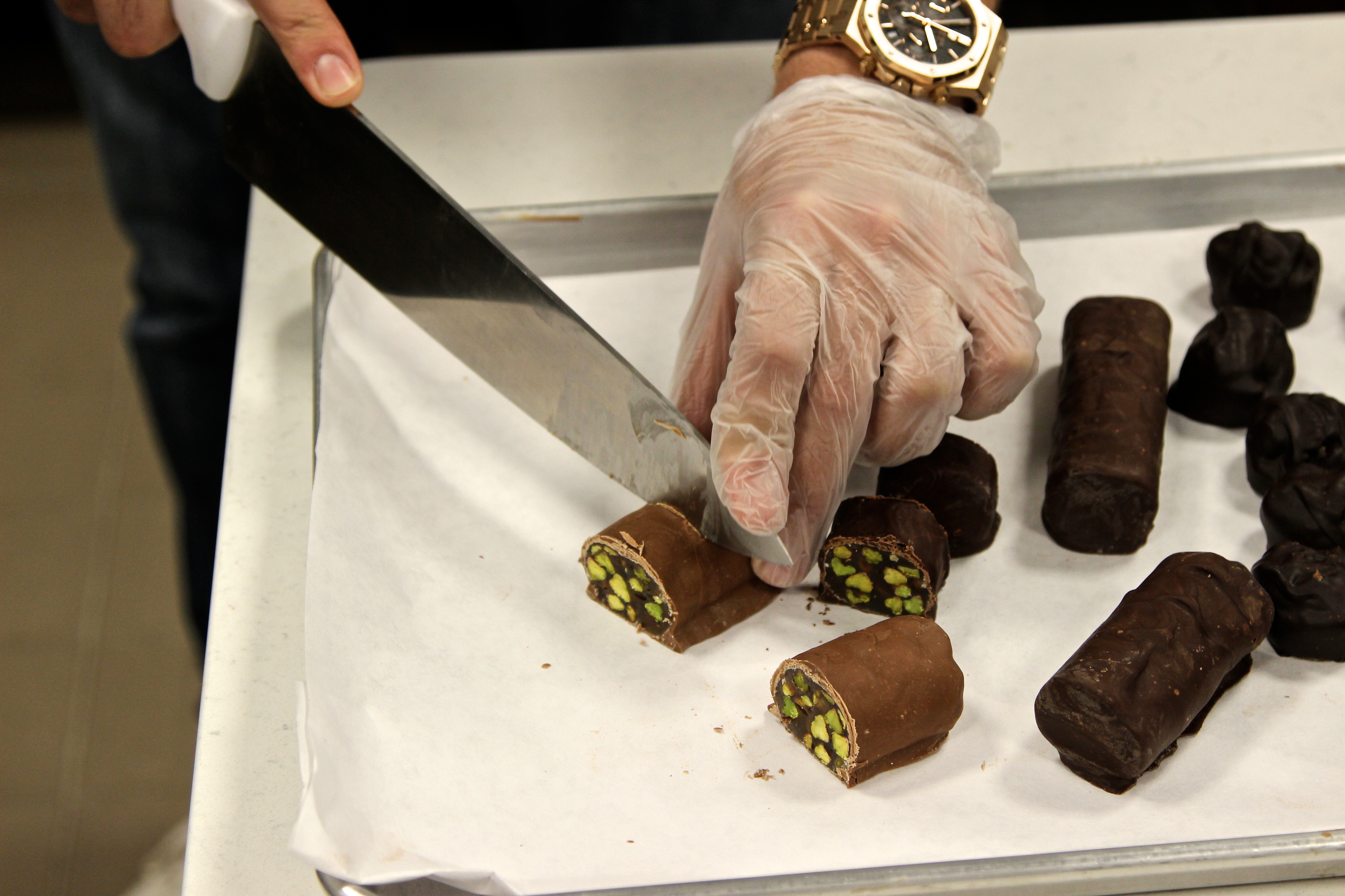 Chocolate-covered Turkish delights