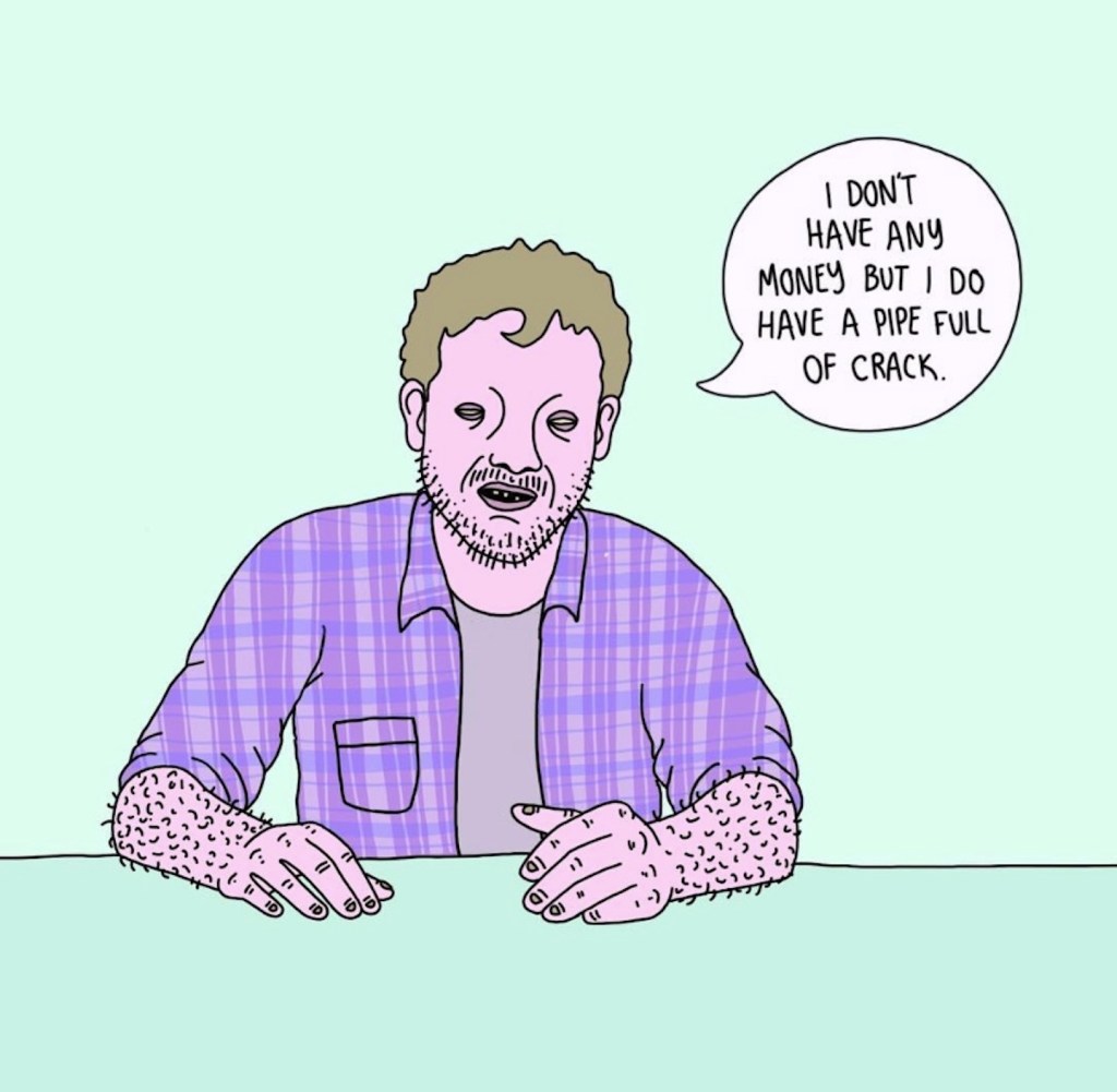 This Artist Illustrates the Stuff Guys Say to Strippers