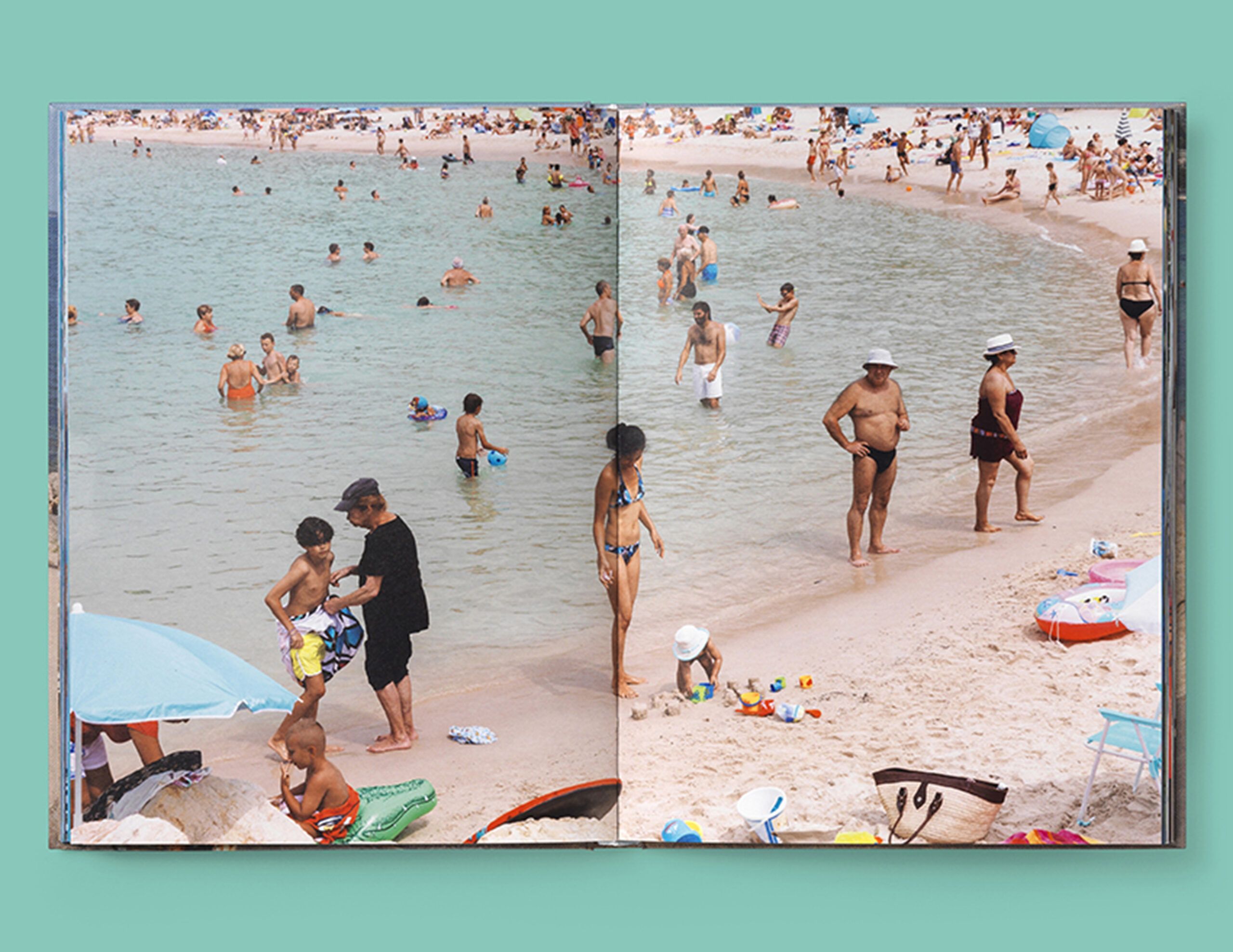 A spread from the new Gucci book, photographed by Martin Parr in Cannes