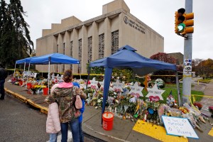 A mural at Duke University in North Carolina memorializing the 11 people who died in the synagogue shooting in Pittsburgh this month was vandalized over the weekend with a swastika.