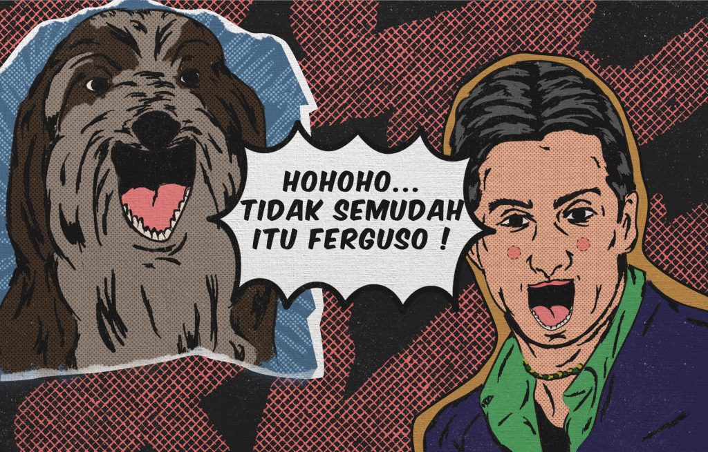 Meme Ferguso sedang populer di Indonesia