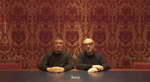 Video of Dolce and Gabbana apologizing