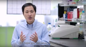 Jiankui He verkündet die Geburt der ersten genmanipulierten Babys auf YouTube