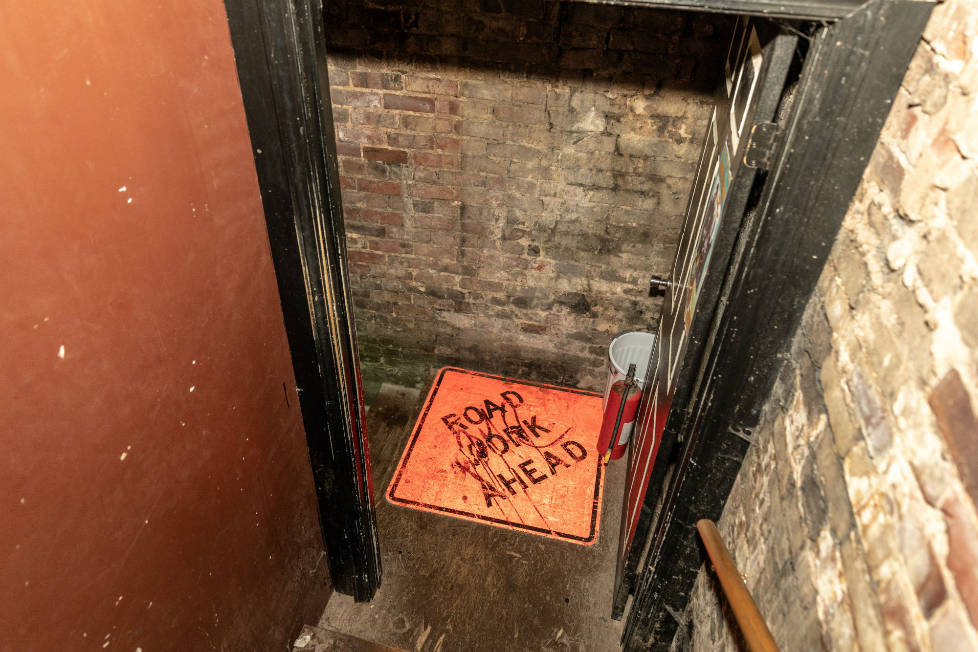 Bottom of Elliott Street Pub staircase