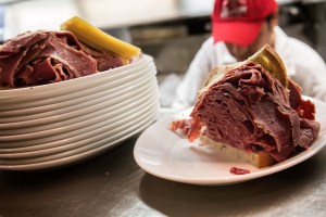 sandwich at Carnegie Deli