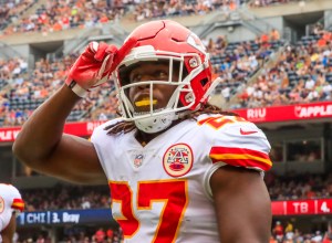 Former Kansas City Chiefs running back Kareem Hunt.