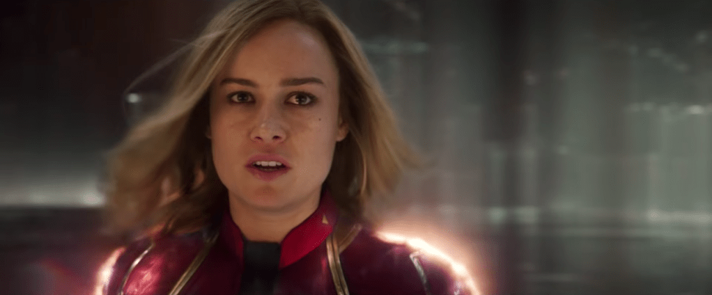 Captura de pantalla del trailer de 'Captain Marvel'.