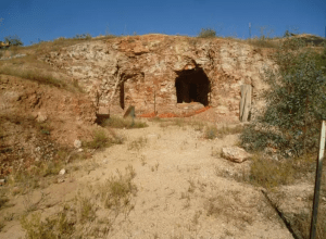 A cave in White Cliffs, NSW, Australia