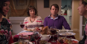 Peep Show Christmas Episode Food