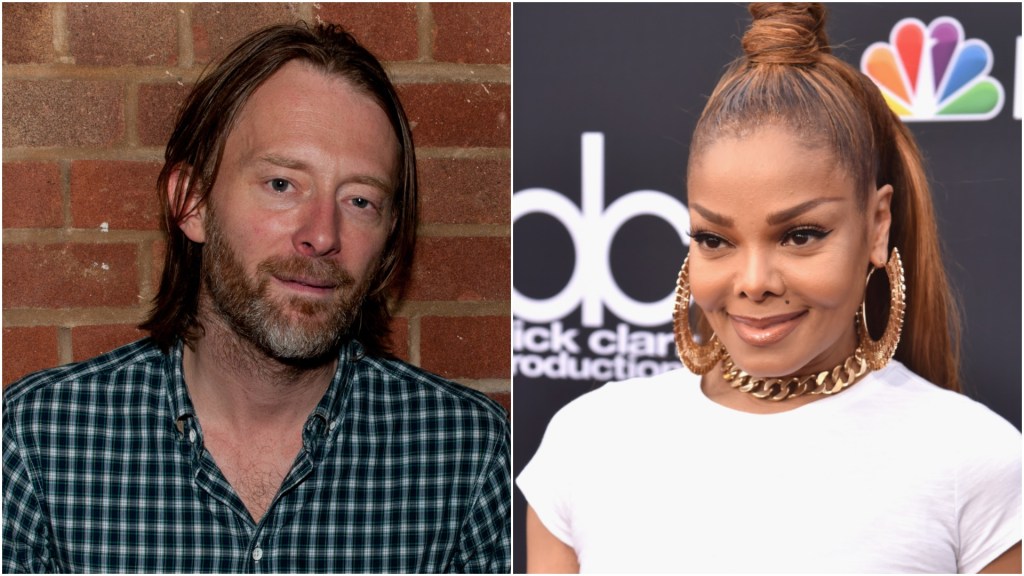 Thom Yorke y Janet Jackson