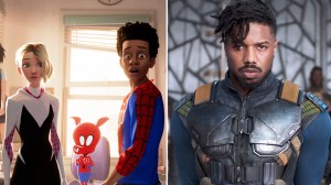 images of black panther and Spider-Man: Into the Spider-Verse, best movies I watched in 2018