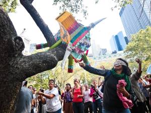 Piñata, Occupy Wall Street, Protest, Demonstrierende, New York