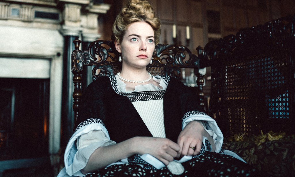 Emma Stone in The Favourite