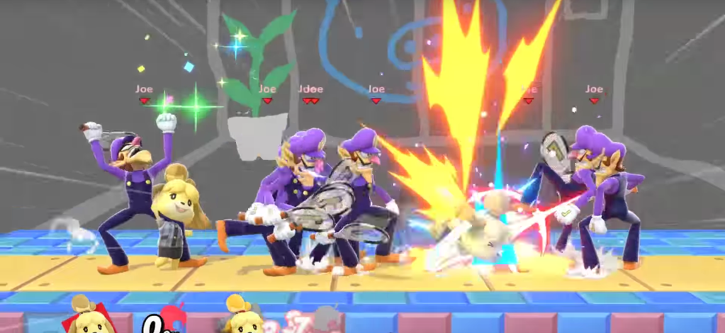 Waluigi glitch in Super Smash Bros Ultimate