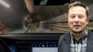 Elon Musk for einem Hyperloop-Tunnel