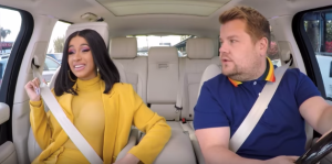 James Corden, Cardi B