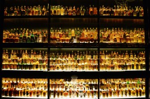 Whiskey shelf