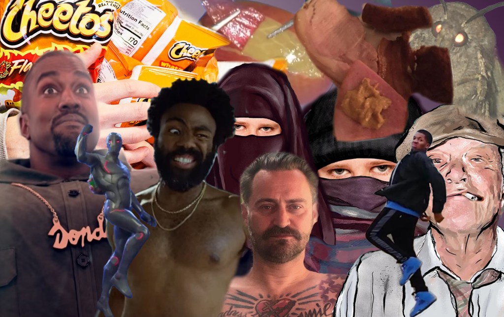 2018 cheetos kanye childish gambino kim larsen moth