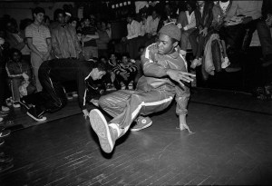 Bronx b-boys performing in the 70s