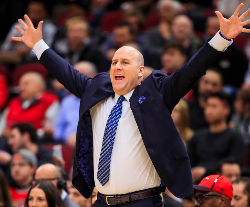 Chicago Bulls head coach Jim Boylen is really excited