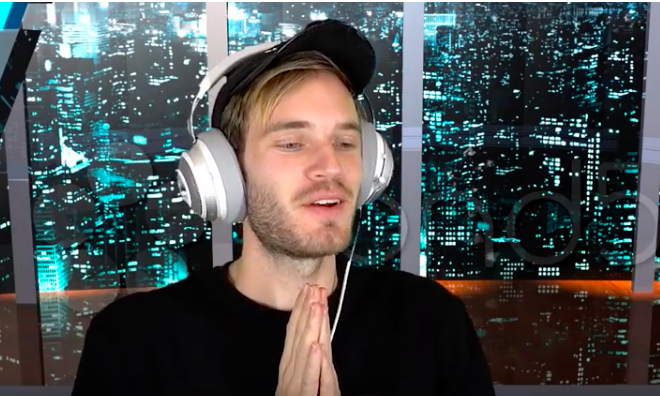 A screenshot of PewDiePie's channel.