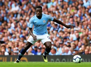 Bek kiri Manchester City Benjamin Mendy