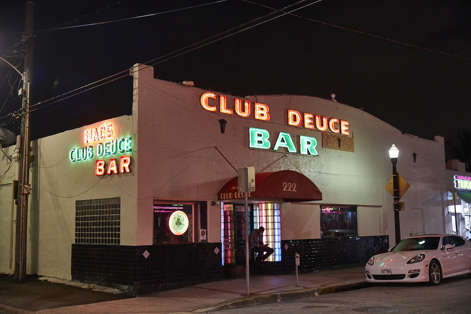 Exterior of Mac's Club Deuce