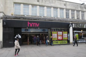 HMV music shop in Southampton