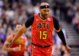 Vince Carter of the Atlanta Hawks plays in what could be his final game in Toronto against his former Raptors team.