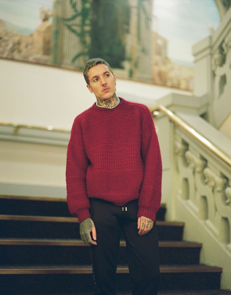 Oli Sykes from Bring Me the Horizon, in 2018