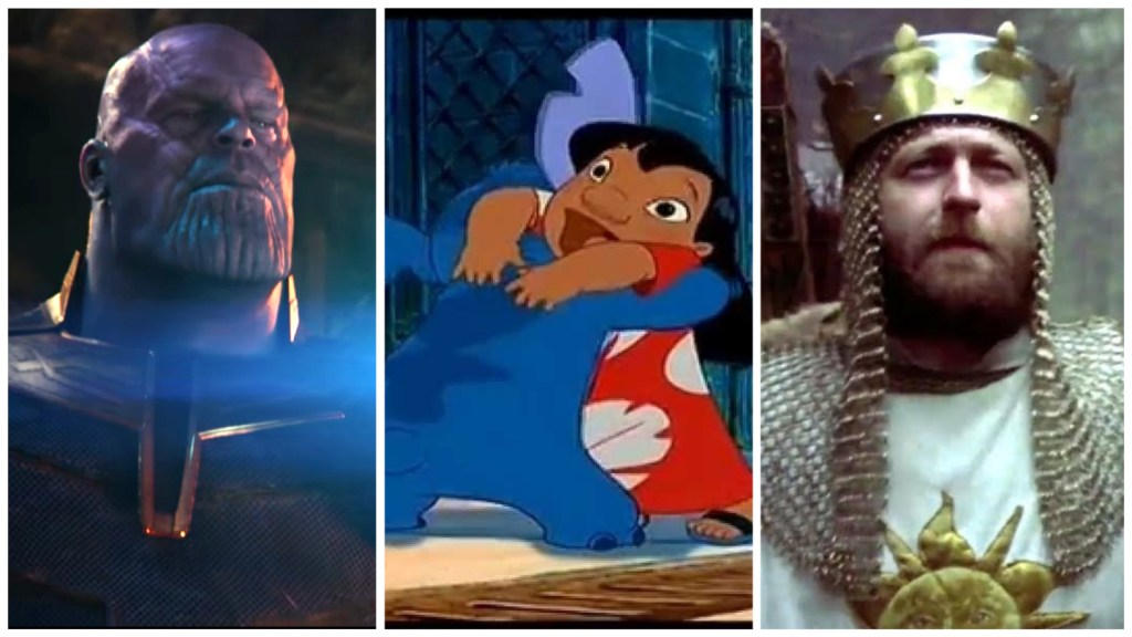 Thanos in 'Avengers: Infinity War,' Lilo and Stitch from 'Lilo and Stitch,' and King Arthur from 'Monty Python and the Holy Grail,' are just a few of the classic sci-fi and fantasy characters now watchable on Netflix.