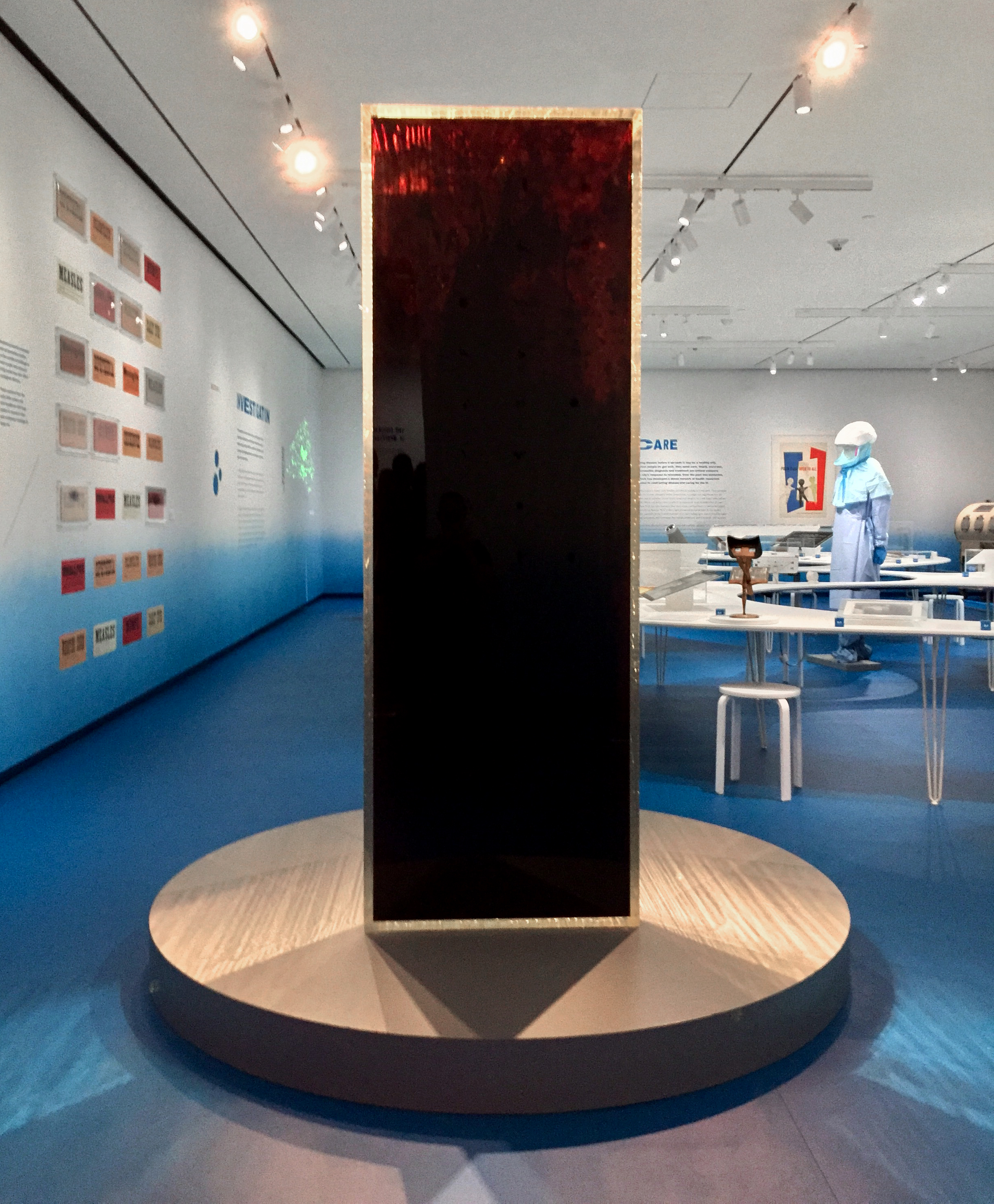 'Blood Mirror' at the Museum of the City of New York. Courtesy of the artist.