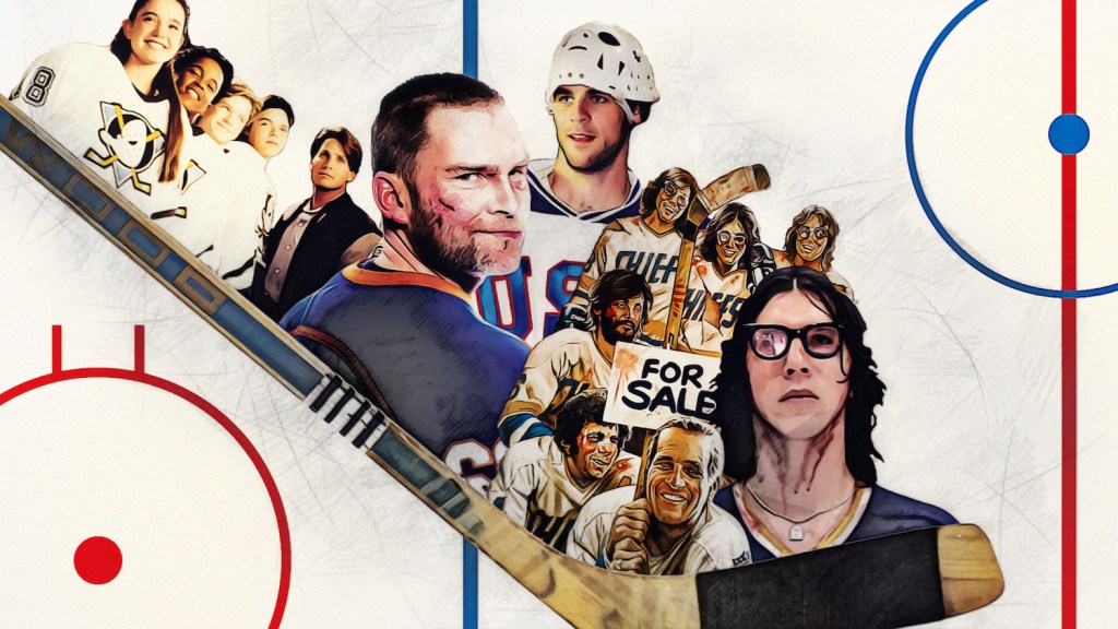 Slap Shot, The Mighty Ducks and Goon are among the most popular hockey movies of all time.