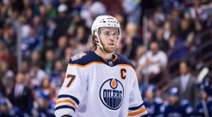 Edmonton Oilers captain Connor McDavid during a recent game against the Vancouver Canucks.