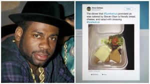 Jam Master Jay and the infamous cheese sandwich from Fyre Fest