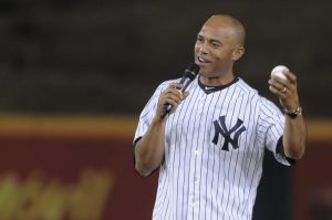 Former New York Yankees closer Mariano Rivera before an exhibition game in Panama in 2014.