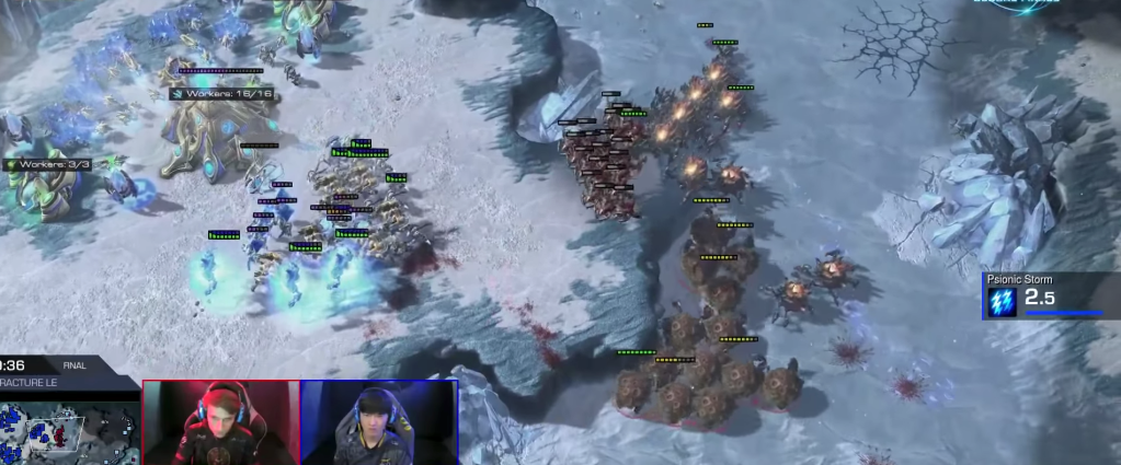 The game Starcraft 2