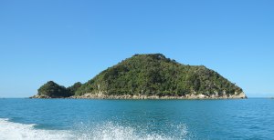 Tonga island as seen from the ocean