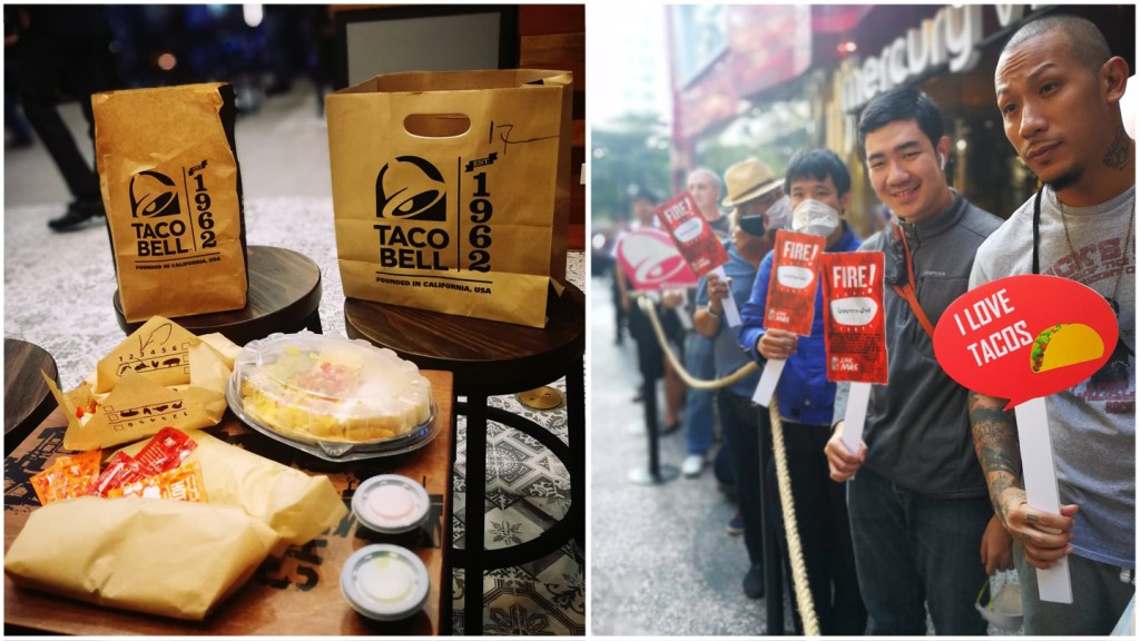 The opening of Taco Bell in Bangkok Thailand