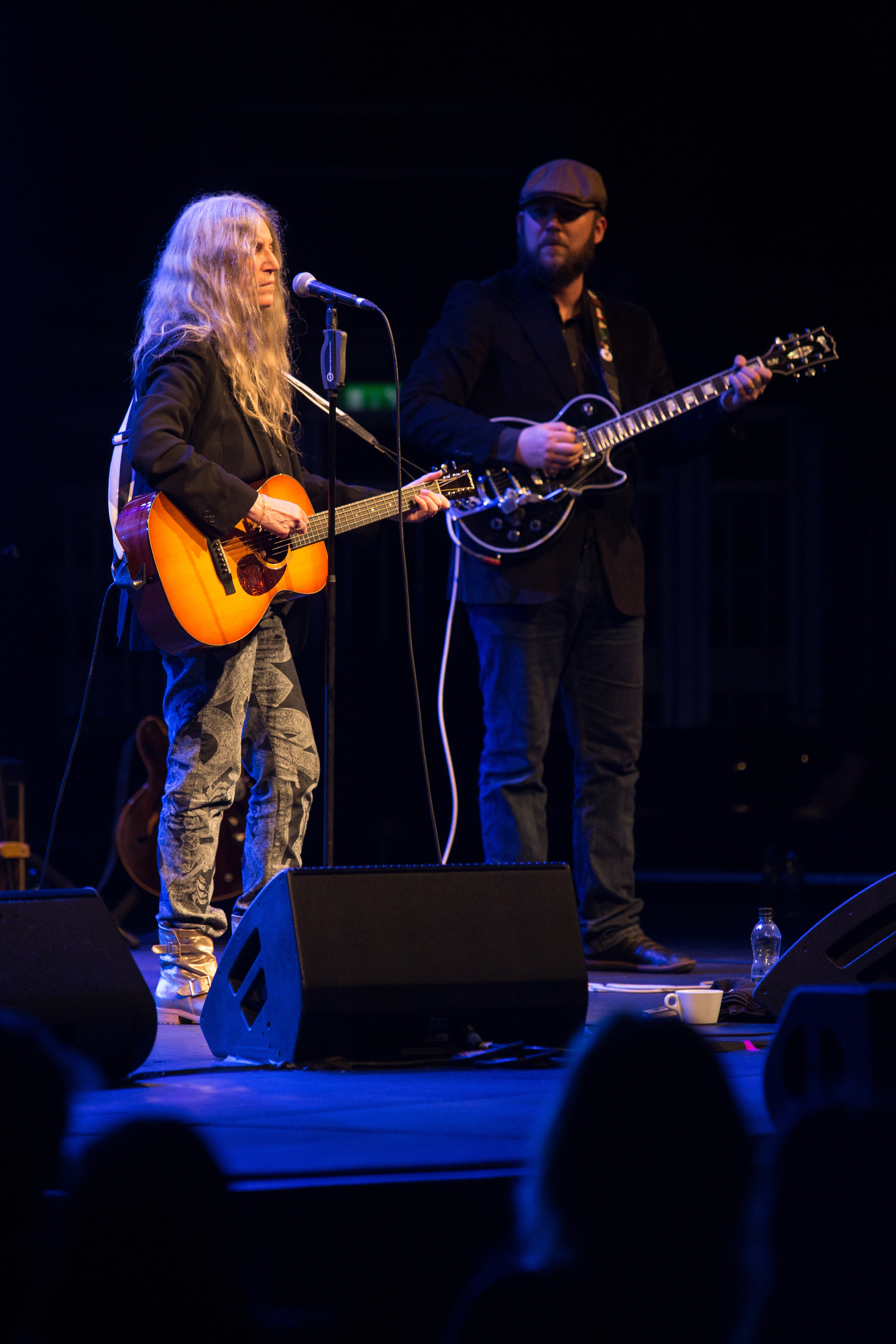 Patti Smith performing in London in 2019