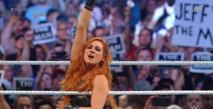 WWE star Becky Lynch.