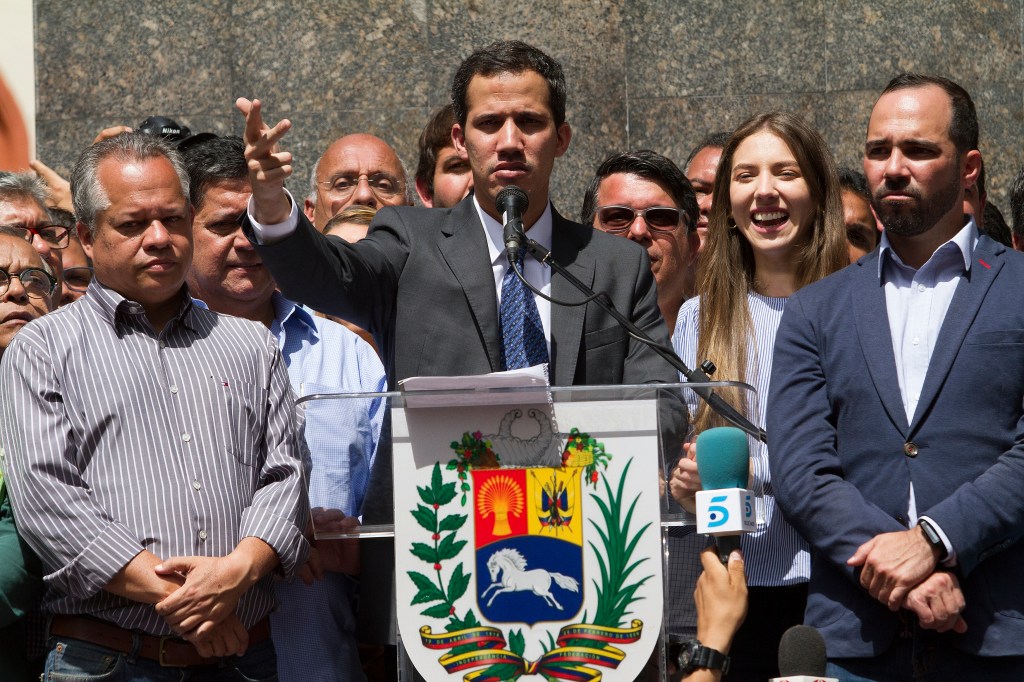 Líder de la oposición venezolana Juan Guaidó