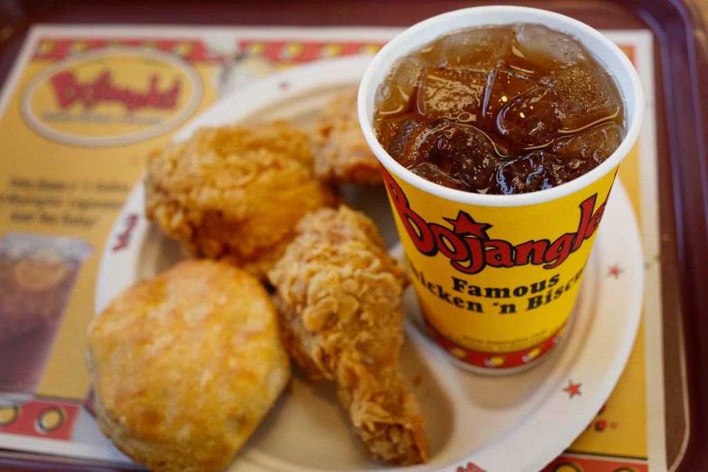 Bojangles fried chicken and biscuits