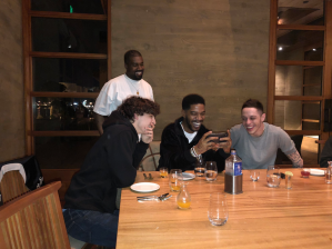 kanye west, kid cudi, timothée chalamet and pete davidson